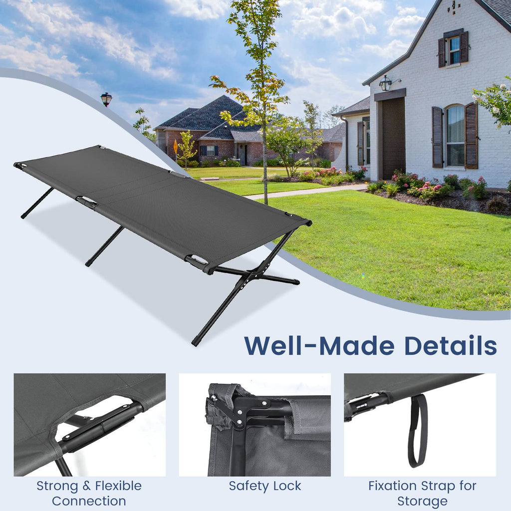 Folding Camping Cot with Carrying Bag X279