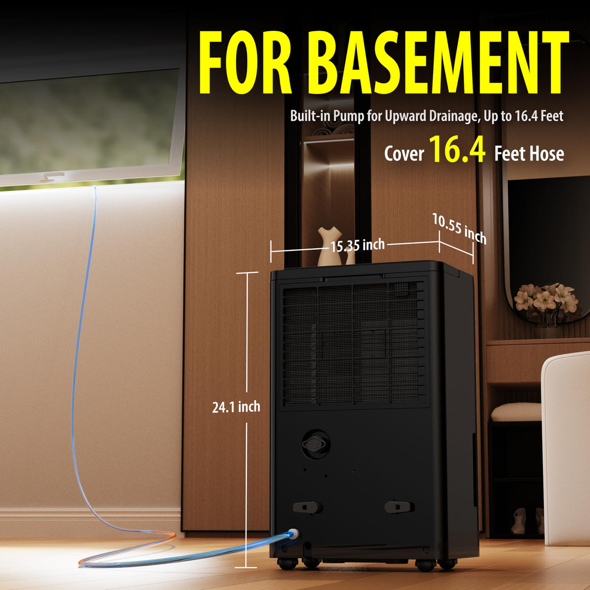 50 Pints Dehumidifier with Pump W7872