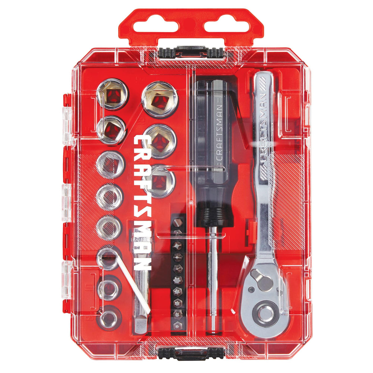 24 Piece 3/8 Inch Drive Metric Mechanics Tool Set J6830