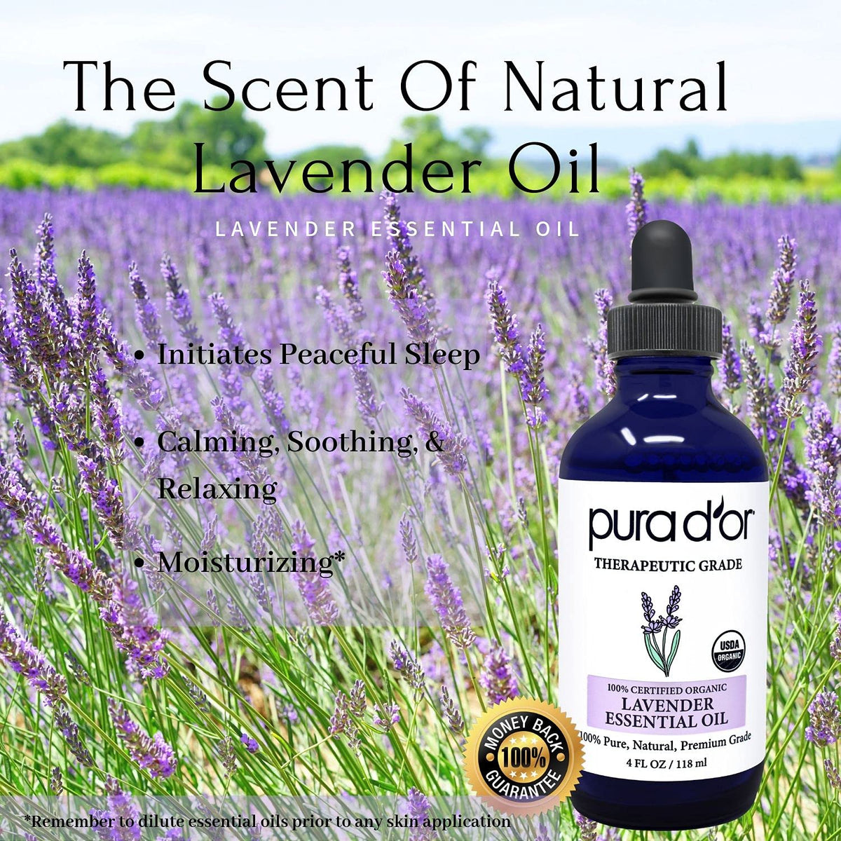 Organic Frankincense & Lavender Essential Oils 4oz C4470