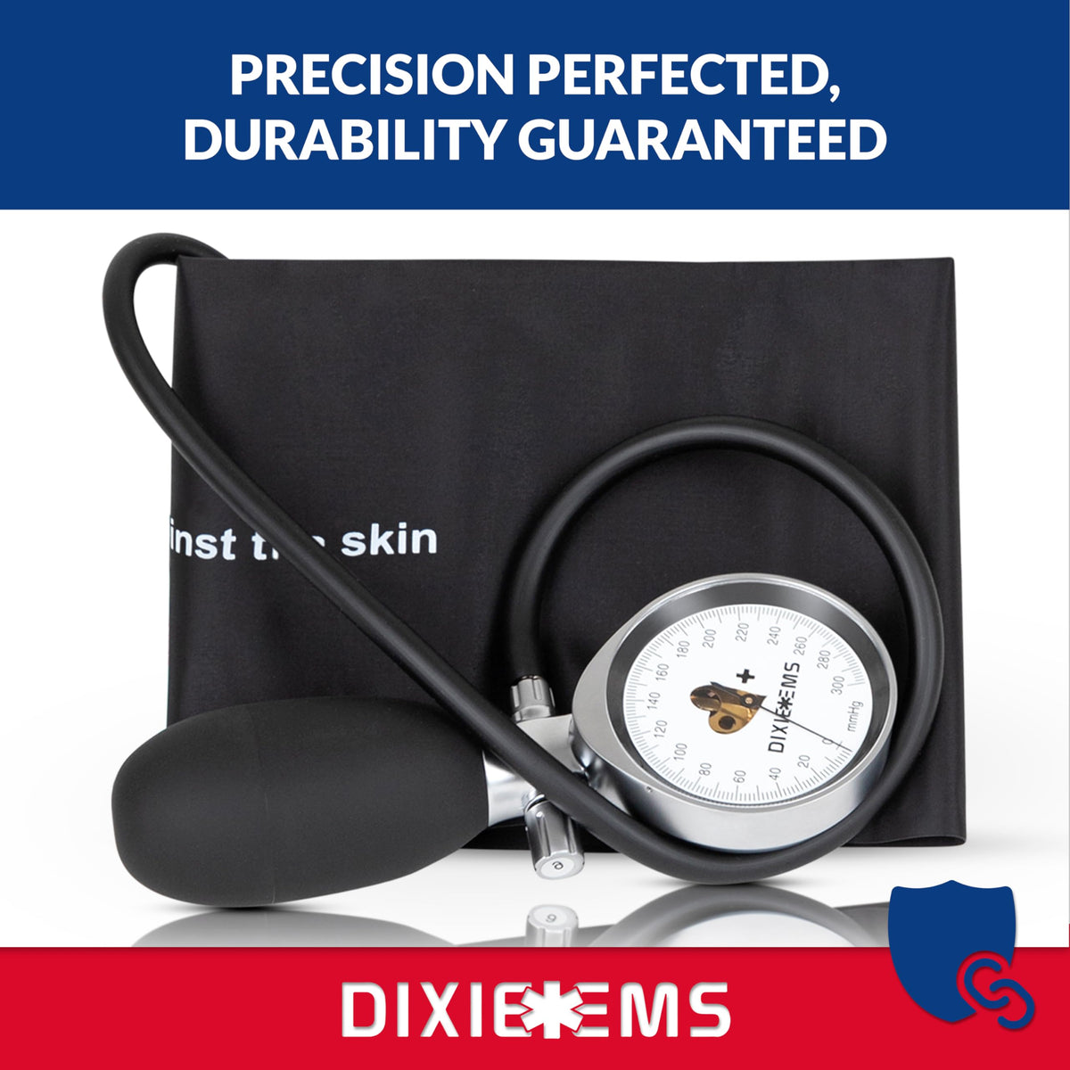 Black Aneroid Sphygmomanometer Blood Pressure Cuff W84152