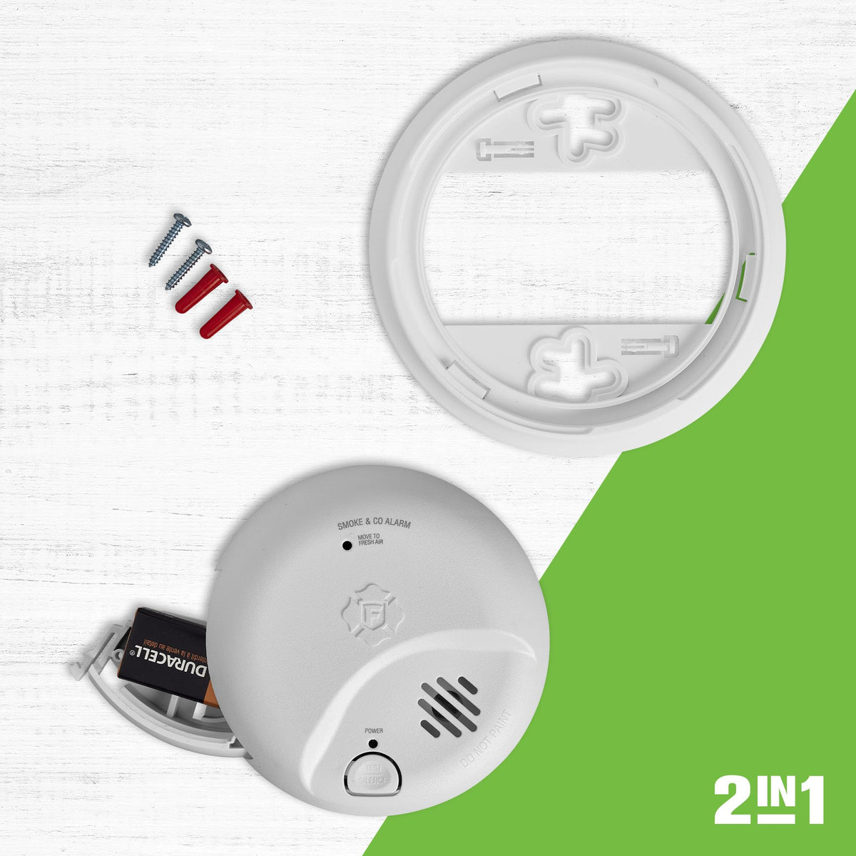 Battery Combination Smoke & Carbon Monoxide Alarm A142976