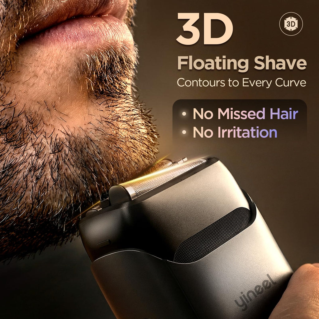 Portable Mini Electric Foil Shaver with Case I105