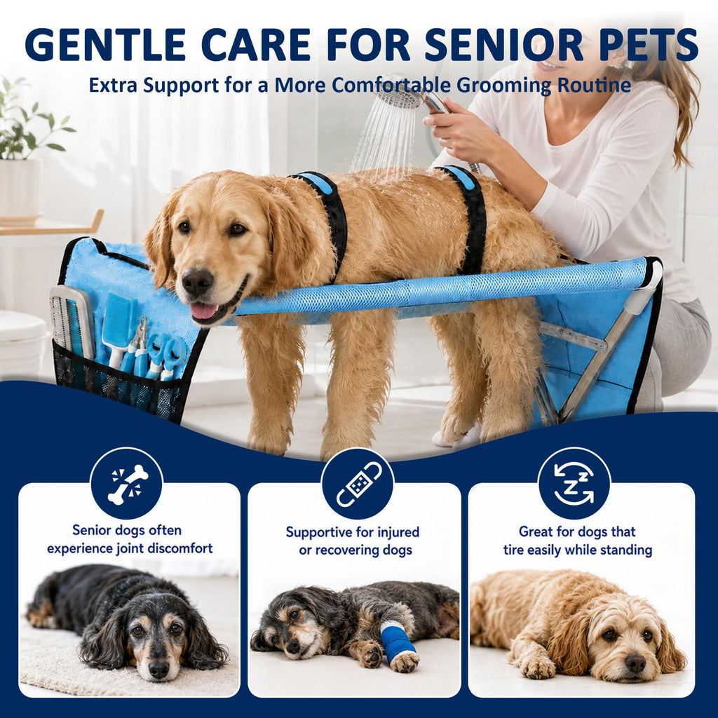 Pet Grooming Hammock with Stand D9912