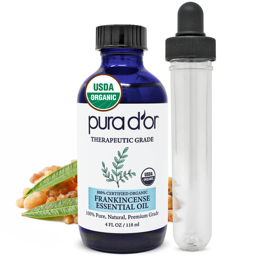 Organic Frankincense & Lavender Essential Oils 4oz C4470
