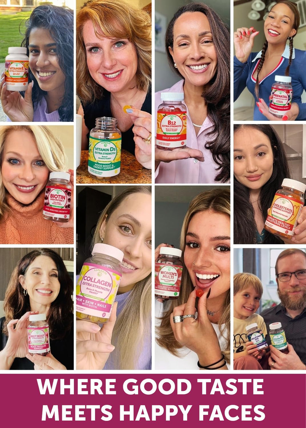 Beet Root Collagen Gummies 200mg with Biotin, Zinc, Vitamin C and E B1561