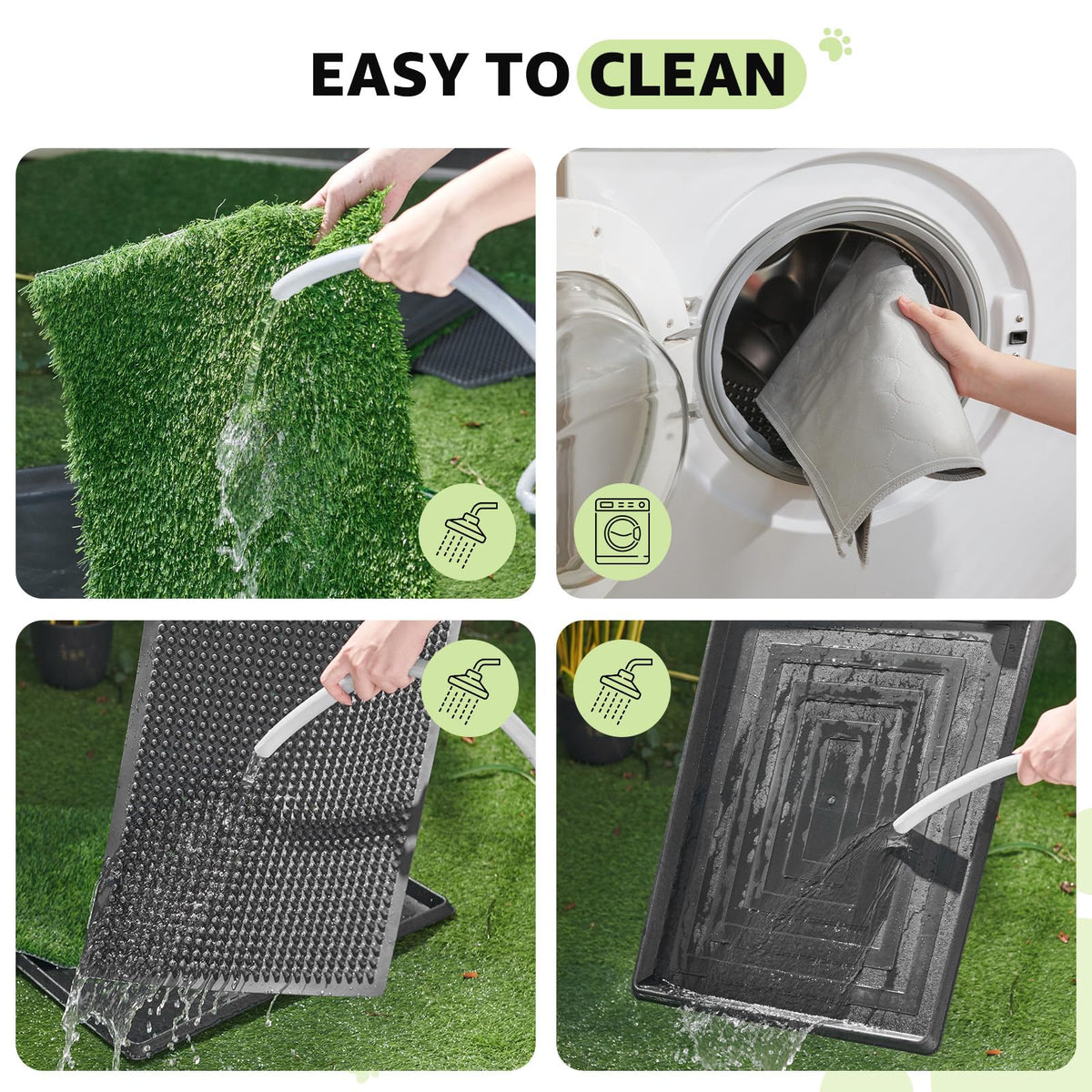 Dog Grass Pad with Tray 20.1x25.1in N503