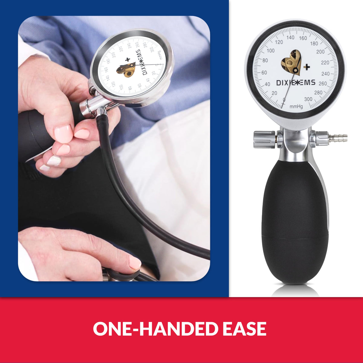 Black Aneroid Sphygmomanometer Blood Pressure Cuff W84152
