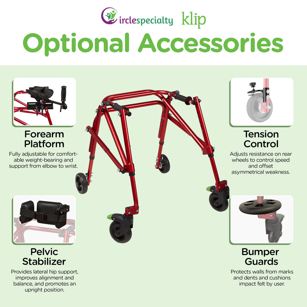 Posterior Rollator Walker 4 Wheel W67529