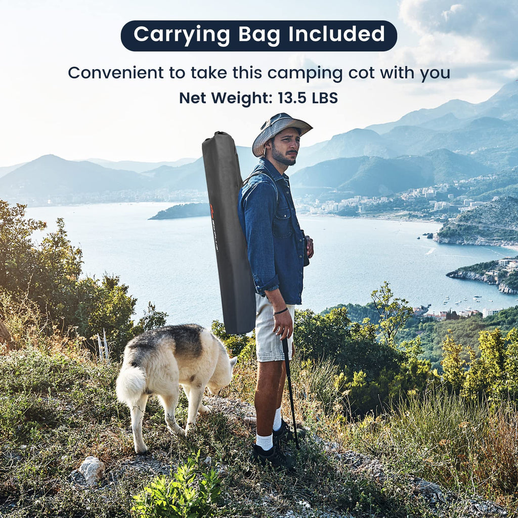 Folding Camping Cot with Carrying Bag X279
