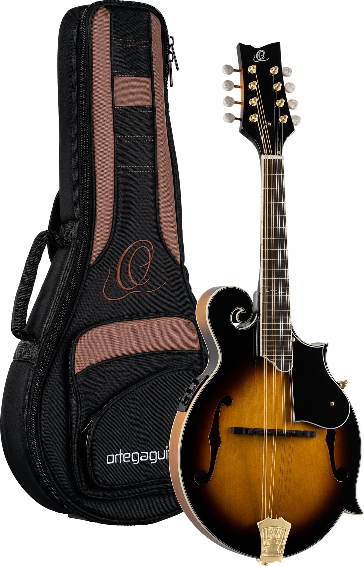 Solid Top F-Style Acoustic-Electric Mandolin Tobacco Sunburst V240