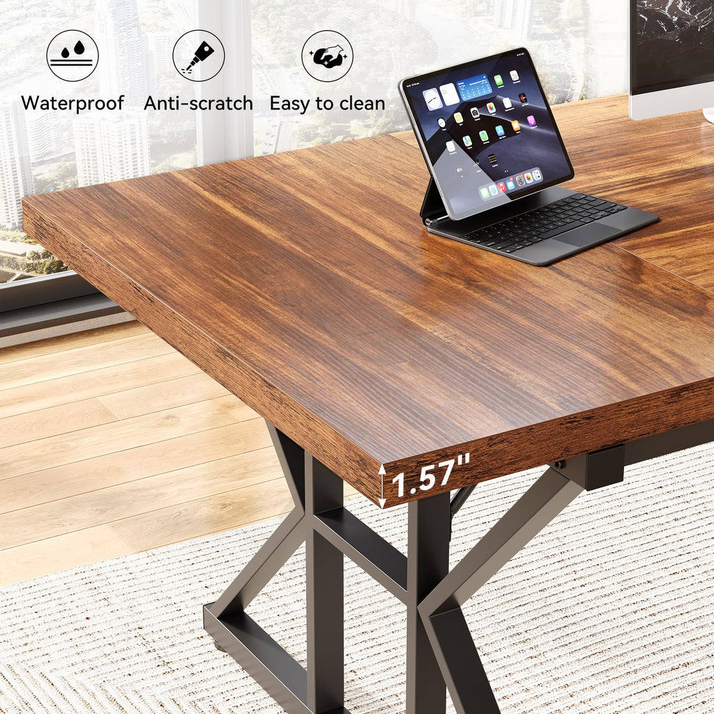 70.8-Inch Wooden Office Desk G7696