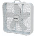 20-Inch Portable Box Fan with 3-Speed Control White O177